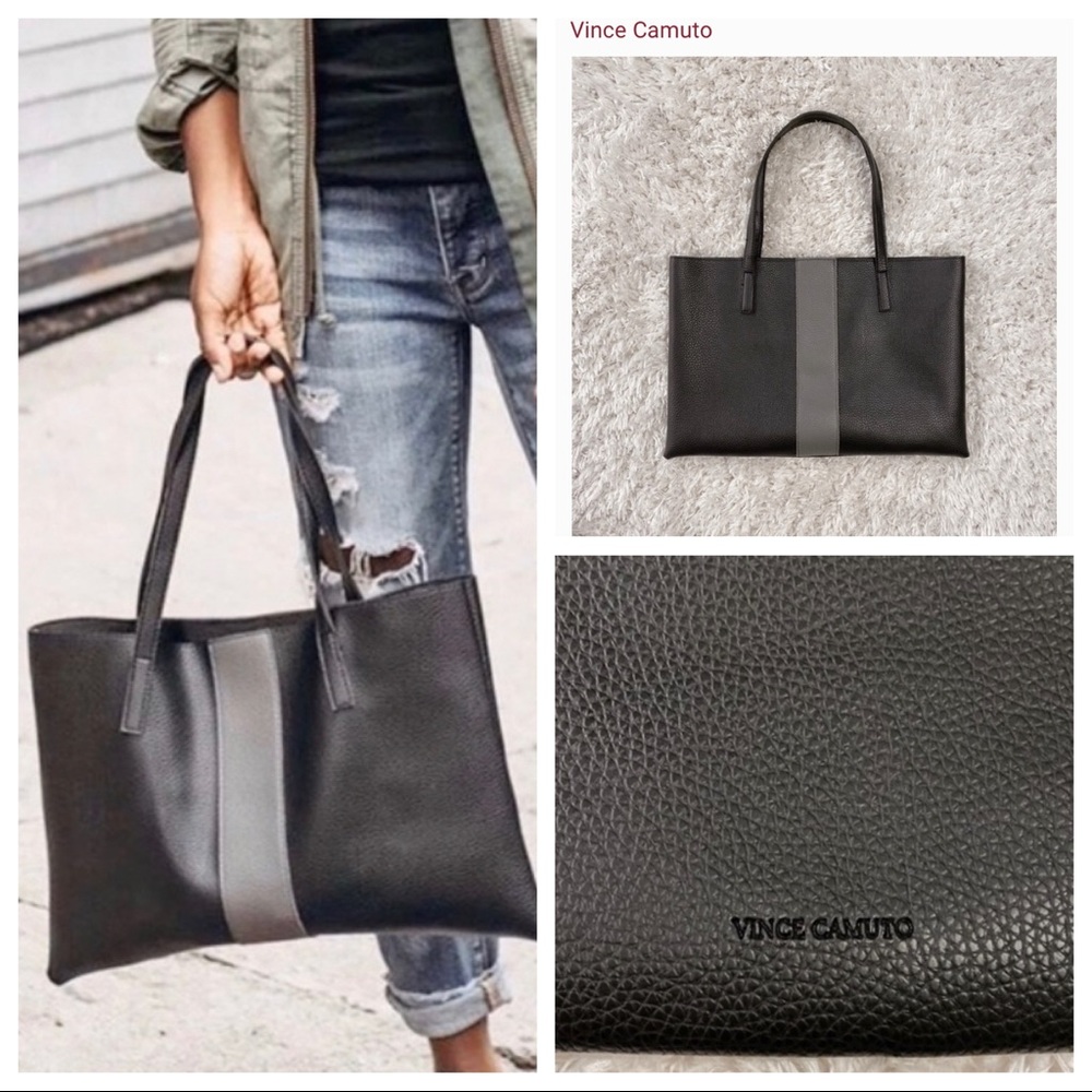 Vince Camuto Shopper Tote Black/Grey